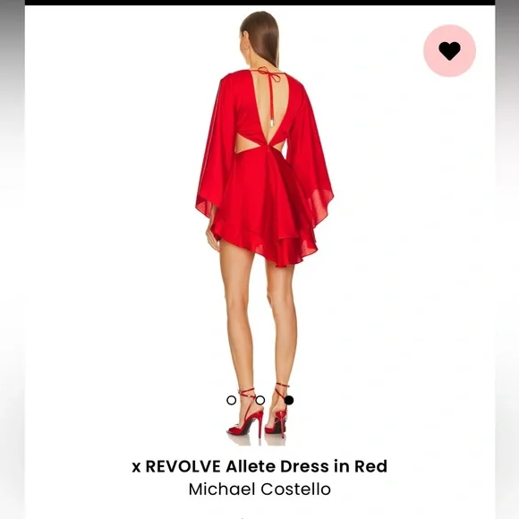 Michael Costello red dress - Picture 3 of 4